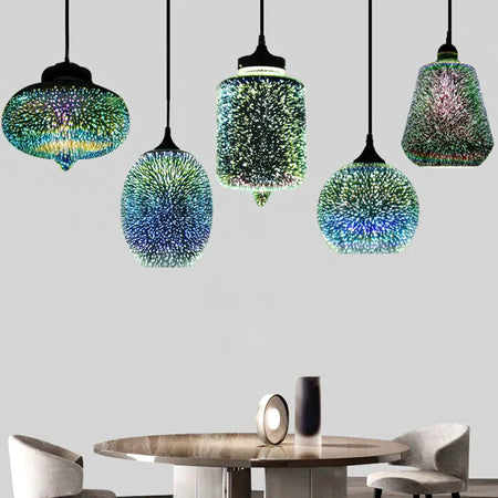 Luminaire Élégant en Verre 3D Coloré IL256734-ILLUMEEN.COM