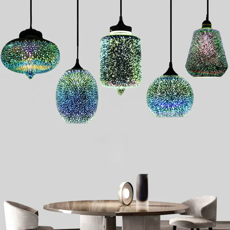 Luminaire Élégant en Verre 3D Coloré IL256734-ILLUMEEN.COM