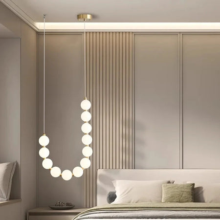 Luminaire Élégant en Verre Blanc, IL582937-ILLUMEEN.COM