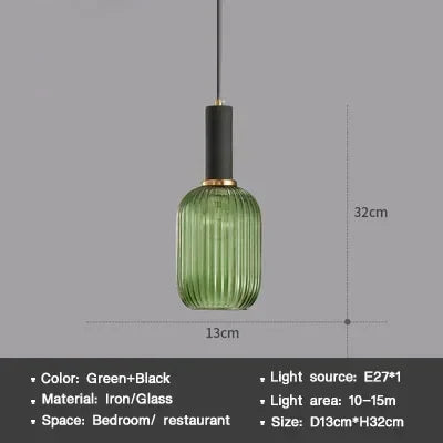 Luminaire Élégant en Verre Blanc Vert CETAN IL927364-ILLUMEEN.COM
