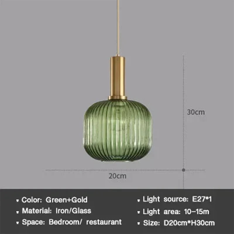 Luminaire Élégant en Verre Blanc Vert CETAN IL927364-ILLUMEEN.COM