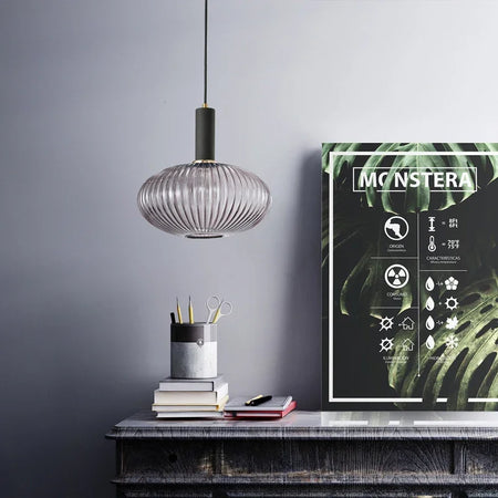 Luminaire Élégant en Verre Blanc Vert CETAN IL927364-ILLUMEEN.COM