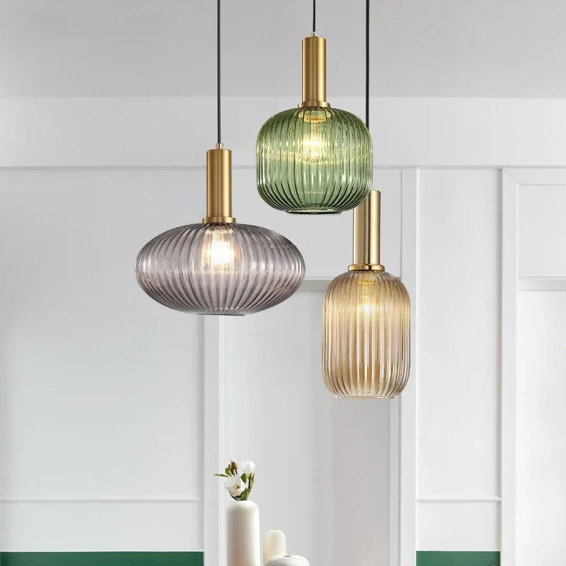 Luminaire Élégant en Verre Blanc Vert CETAN IL927364-ILLUMEEN.COM