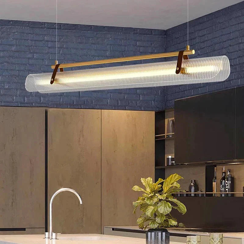 Luminaire Élégant en Verre Cannelé IL593742-ILLUMEEN.COM