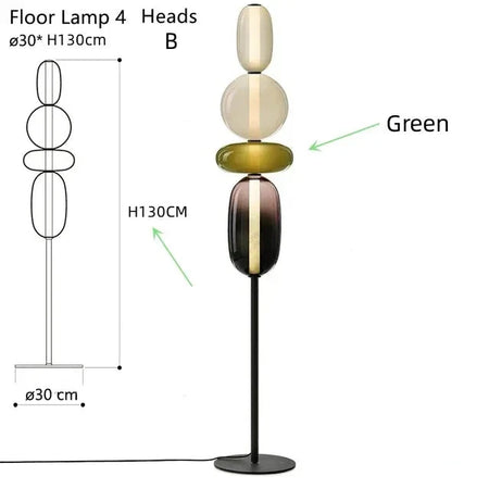 Luminaire Élégant en Verre Coloré IL450782-ILLUMEEN.COM