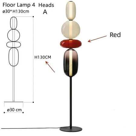 Luminaire Élégant en Verre Coloré IL450782-ILLUMEEN.COM