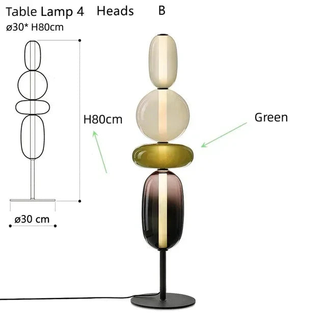Luminaire Élégant en Verre Coloré IL450782-ILLUMEEN.COM