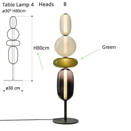 Luminaire Élégant en Verre Coloré IL450782-ILLUMEEN.COM