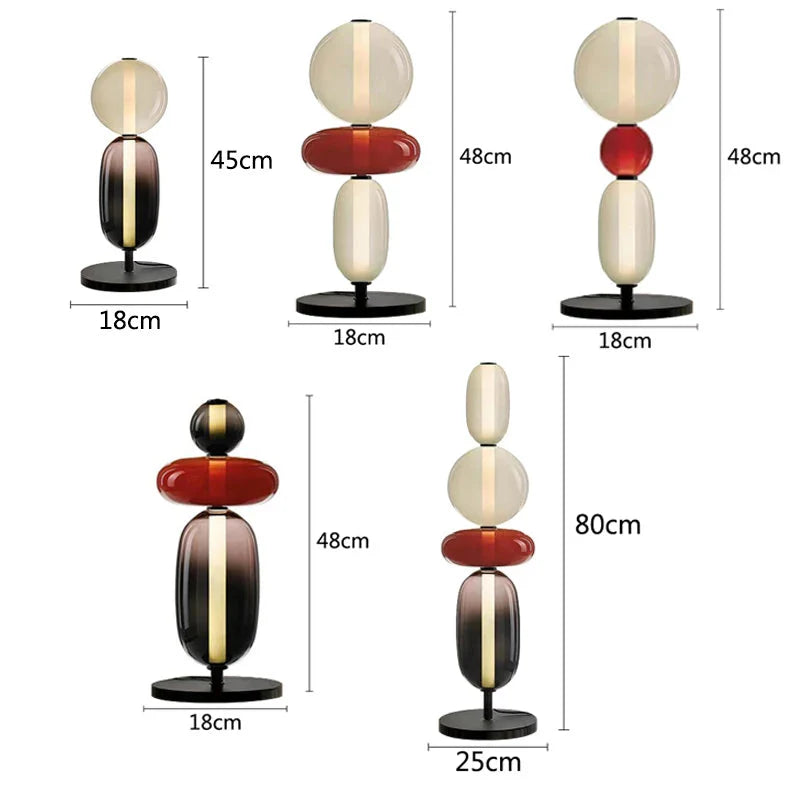 Luminaire Élégant en Verre Coloré IL450782-ILLUMEEN.COM