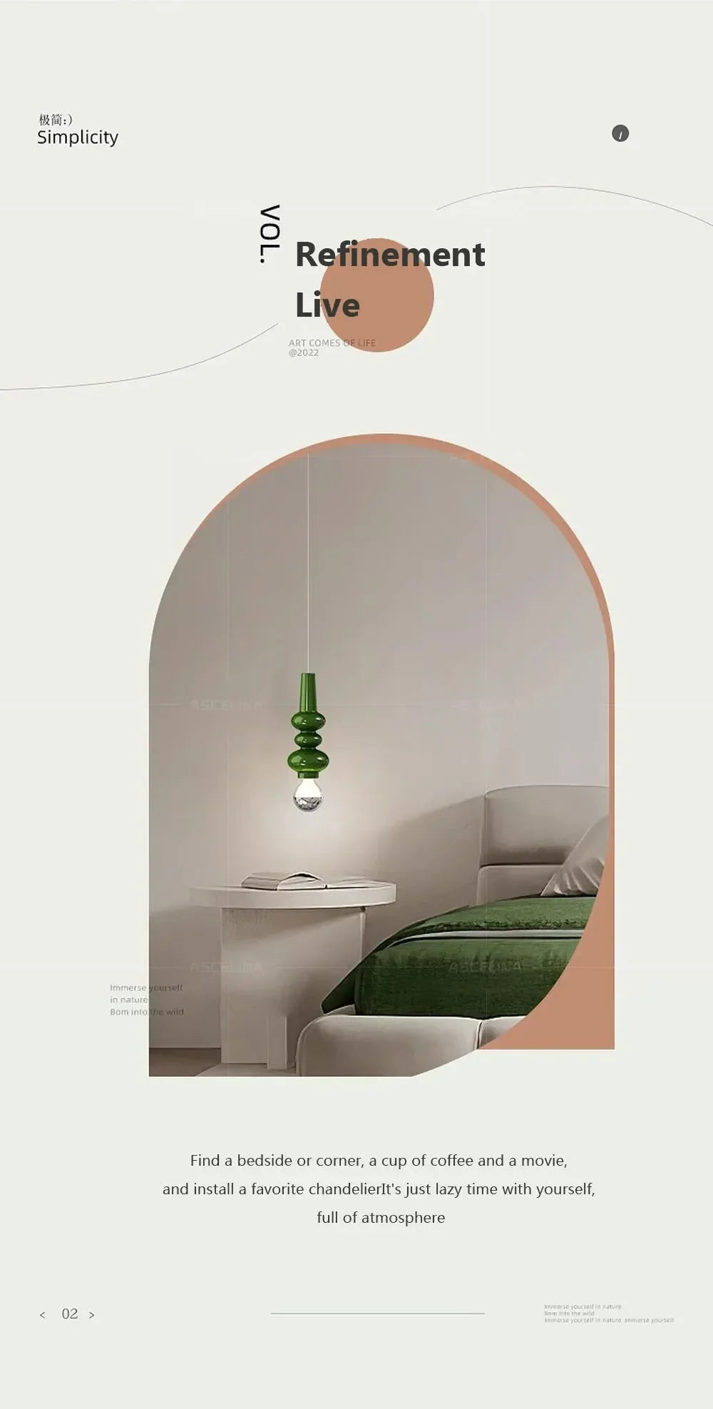 Luminaire Élégant en Verre Design IL582749-ILLUMEEN.COM