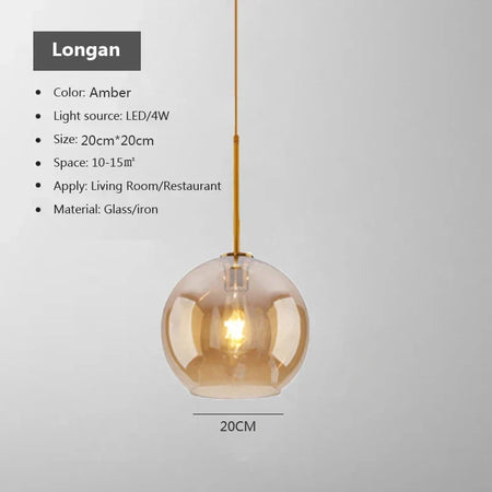 Luminaire Élégant en Verre Design Nordique IL592743-ILLUMEEN.COM