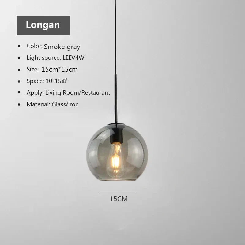 Luminaire Élégant en Verre Design Nordique IL592743-ILLUMEEN.COM