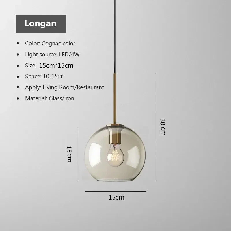 Luminaire Élégant en Verre Design Nordique IL592743-ILLUMEEN.COM