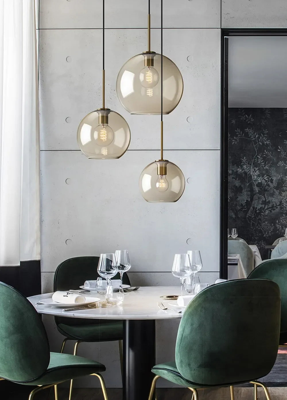 Luminaire Élégant en Verre Design Nordique IL592743-ILLUMEEN.COM
