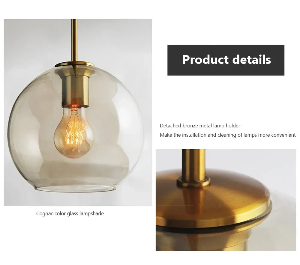 Luminaire Élégant en Verre Design Nordique IL592743-ILLUMEEN.COM