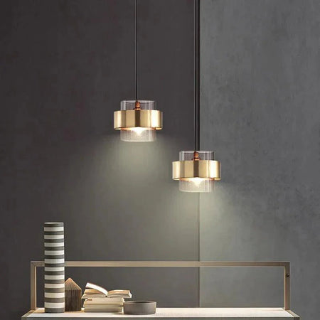 Luminaire Élégant en Verre Doré pour Ambiance Chic IL582739-ILLUMEEN.COM
