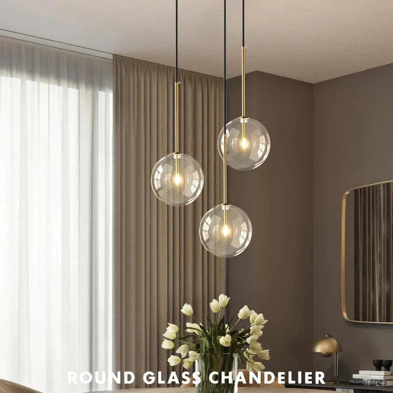 Luminaire Élégant en Verre et Laiton IL583274-ILLUMEEN.COM
