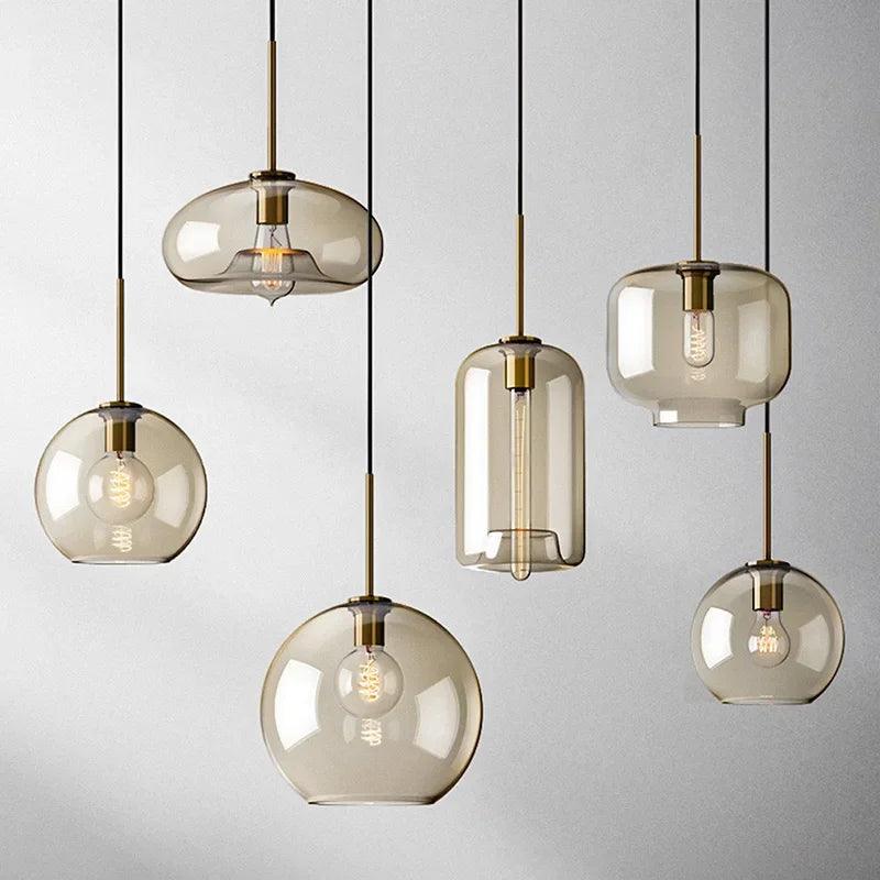 Luminaire Élégant en Verre et Métal pour Votre Décor IL527436-ILLUMEEN.COM