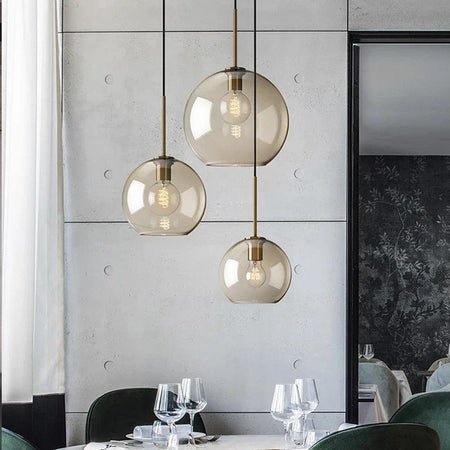Luminaire Élégant en Verre et Métal pour Votre Décor IL527436-ILLUMEEN.COM