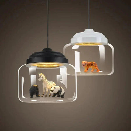 Luminaire Élégant en Verre et Pierre - IL927134-ILLUMEEN.COM