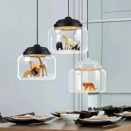 Luminaire Élégant en Verre et Pierre - IL927134-ILLUMEEN.COM