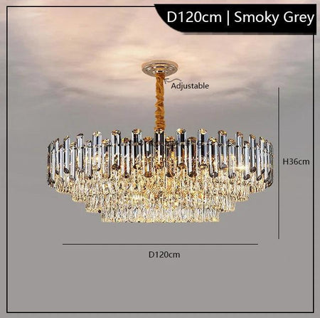 Luminaire Élégant en Verre Fumé et Ambre IL583729-ILLUMEEN.COM
