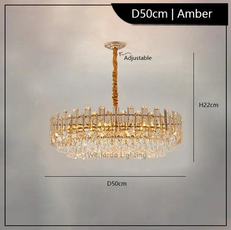 Luminaire Élégant en Verre Fumé et Ambre IL583729-ILLUMEEN.COM