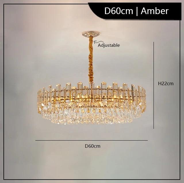 Luminaire Élégant en Verre Fumé et Ambre IL583729-ILLUMEEN.COM