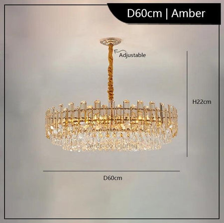 Luminaire Élégant en Verre Fumé et Ambre IL583729-ILLUMEEN.COM