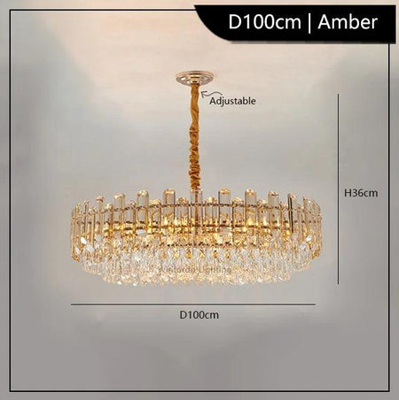 Luminaire Élégant en Verre Fumé et Ambre IL583729-ILLUMEEN.COM