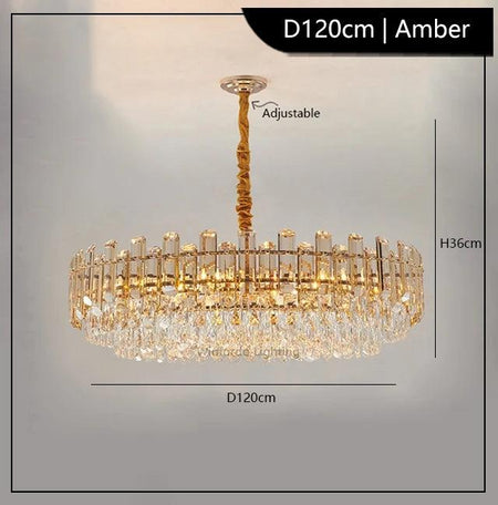 Luminaire Élégant en Verre Fumé et Ambre IL583729-ILLUMEEN.COM