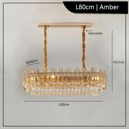 Luminaire Élégant en Verre Fumé et Ambre IL583729-ILLUMEEN.COM