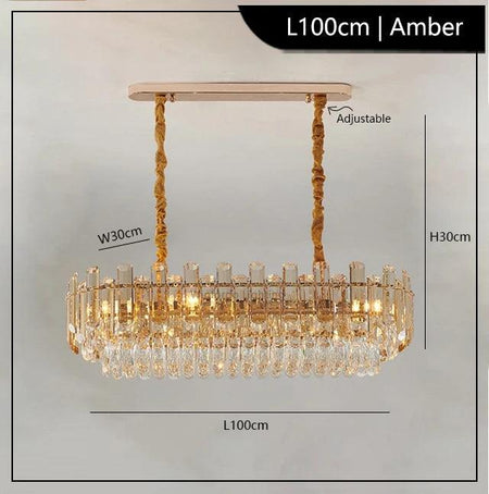 Luminaire Élégant en Verre Fumé et Ambre IL583729-ILLUMEEN.COM