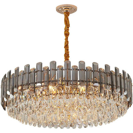 Luminaire Élégant en Verre Fumé et Ambre IL583729-ILLUMEEN.COM