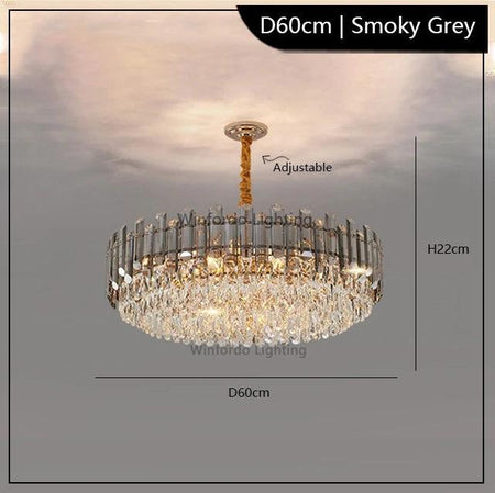 Luminaire Élégant en Verre Fumé et Ambre IL583729-ILLUMEEN.COM