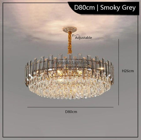 Luminaire Élégant en Verre Fumé et Ambre IL583729-ILLUMEEN.COM