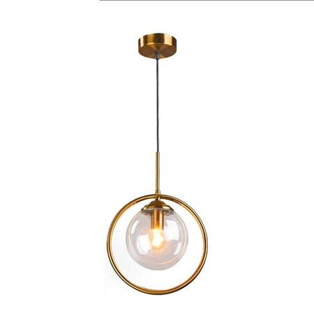 Luminaire Élégant en Verre Fumé et Laiton IL583947-ILLUMEEN.COM