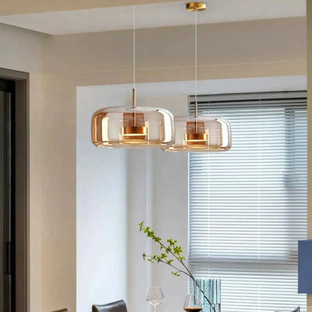 Luminaire Élégant en Verre Fumé IL394720-ILLUMEEN.COM
