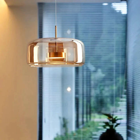 Luminaire Élégant en Verre Fumé IL394720-ILLUMEEN.COM