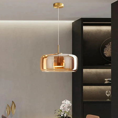 Luminaire Élégant en Verre Fumé IL394720-ILLUMEEN.COM
