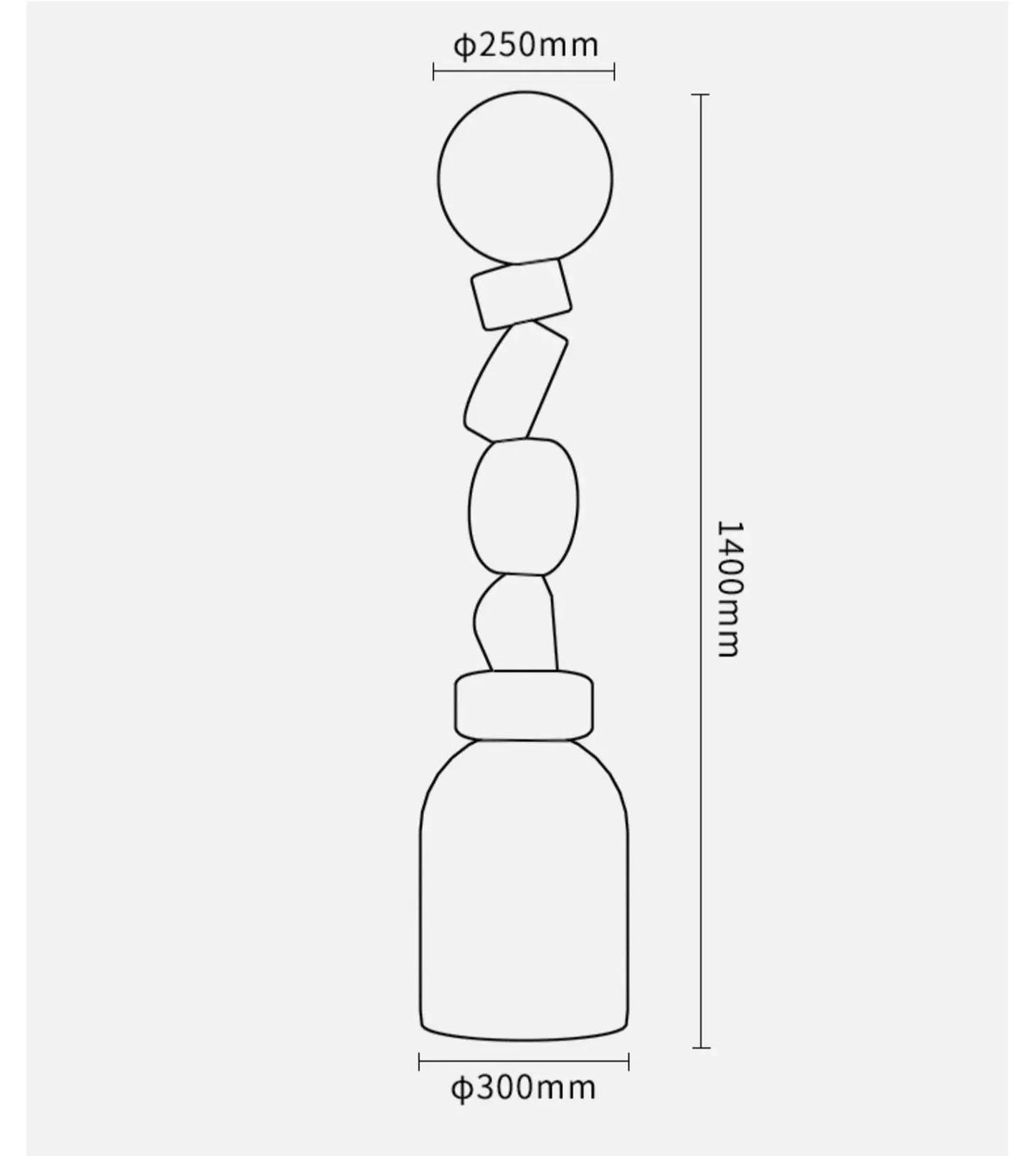 Luminaire Élégant En Verre: IL583920-ILLUMEEN.COM