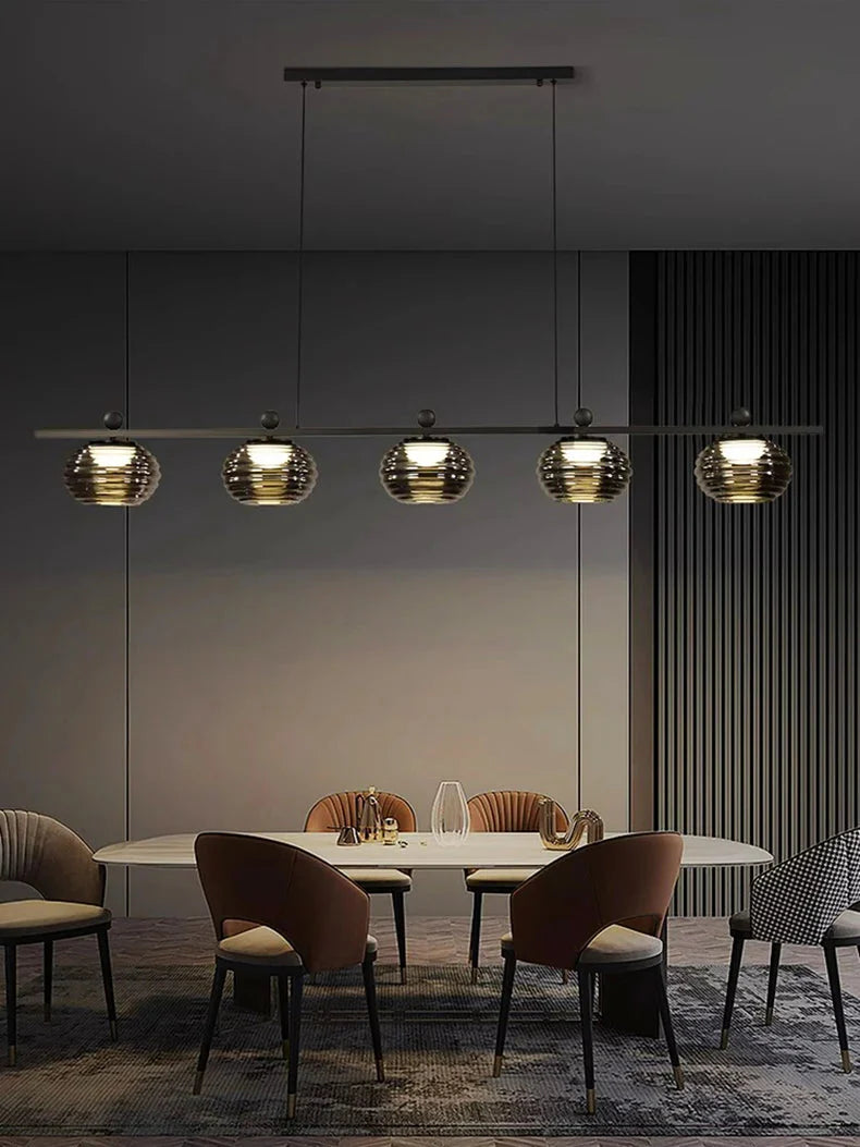 Luminaire Élégant en Verre Inspiré, Design Unique IL582304-ILLUMEEN.COM