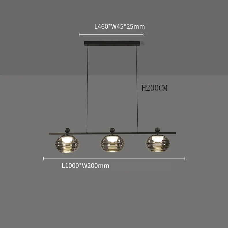 Luminaire Élégant en Verre Inspiré, Design Unique IL582304-ILLUMEEN.COM