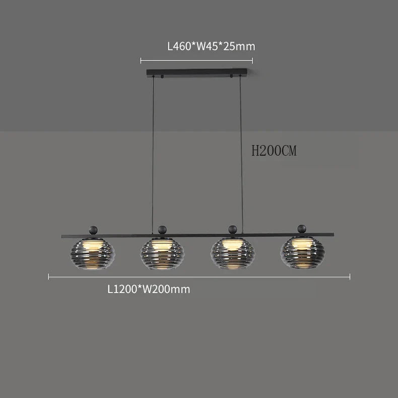 Luminaire Élégant en Verre Inspiré, Design Unique IL582304-ILLUMEEN.COM