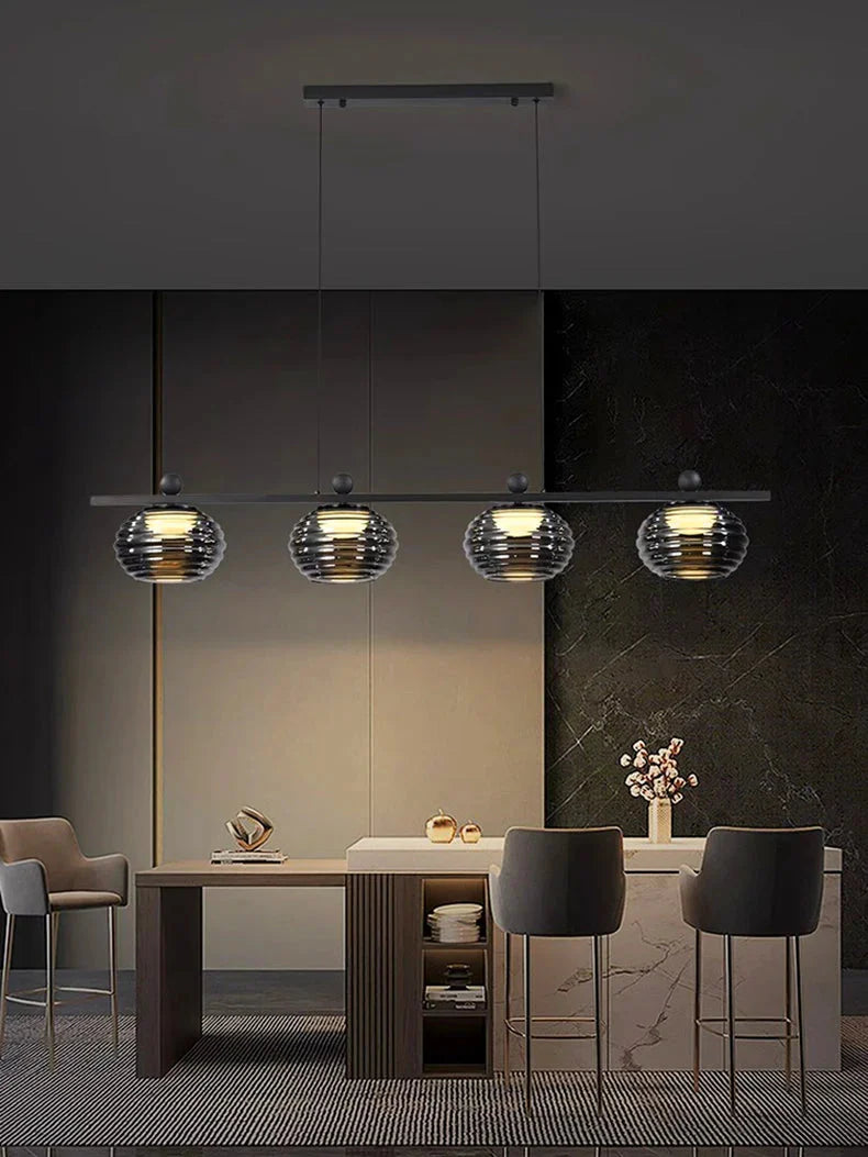 Luminaire Élégant en Verre Inspiré, Design Unique IL582304-ILLUMEEN.COM