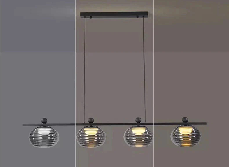 Luminaire Élégant en Verre Inspiré, Design Unique IL582304-ILLUMEEN.COM