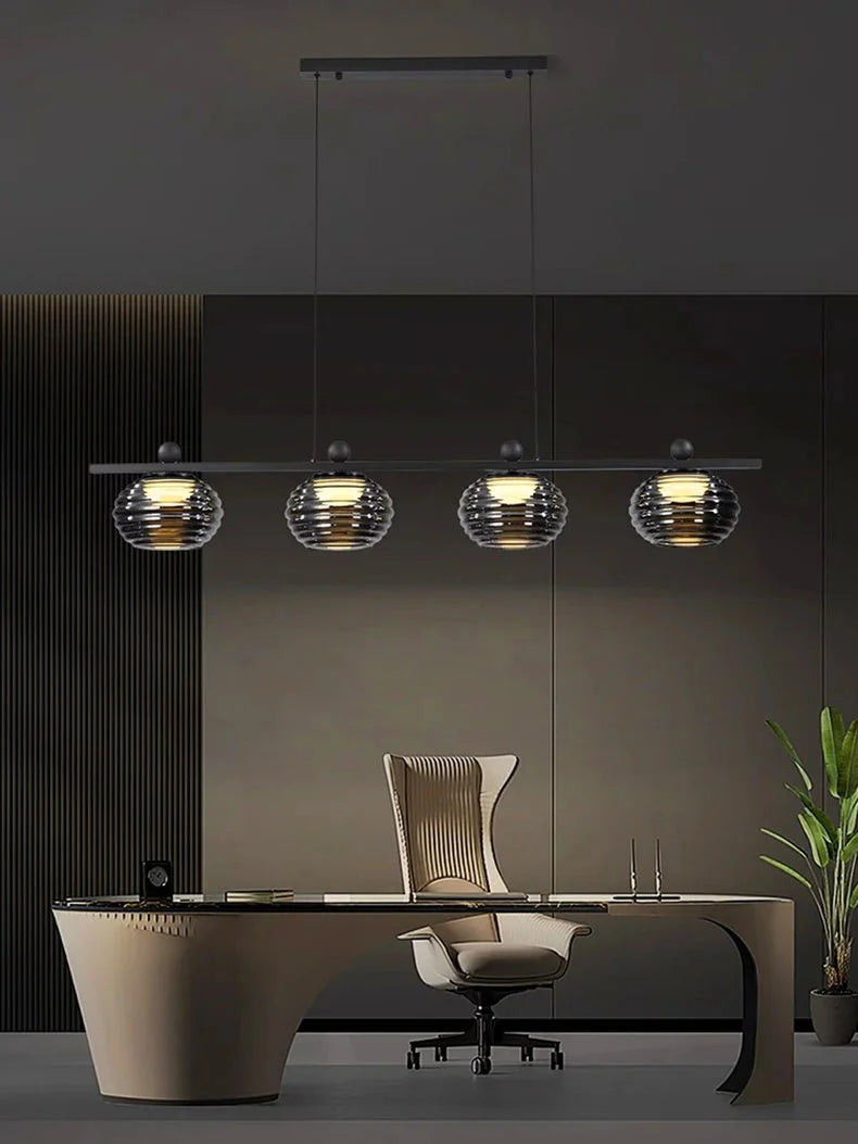 Luminaire Élégant en Verre Inspiré, Design Unique IL582304-ILLUMEEN.COM
