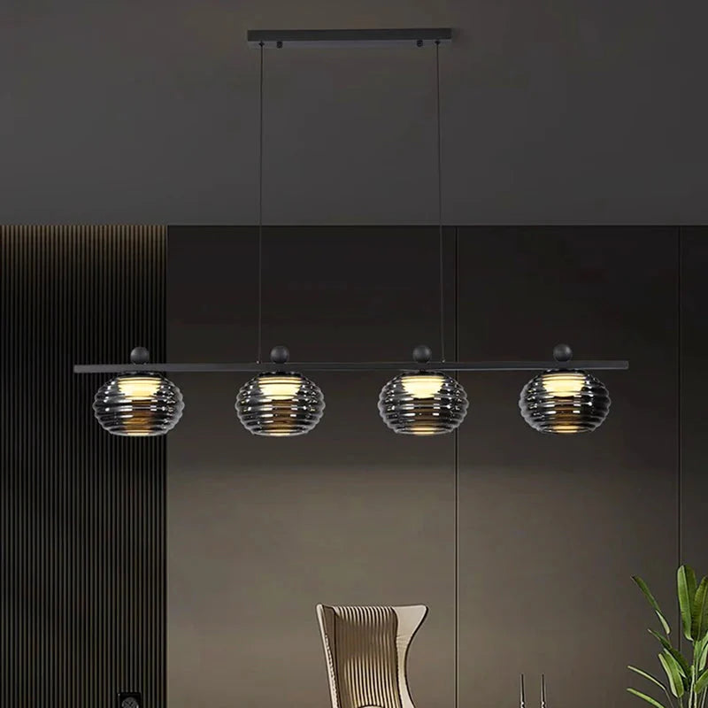 Luminaire Élégant en Verre Inspiré, Design Unique IL582304-ILLUMEEN.COM