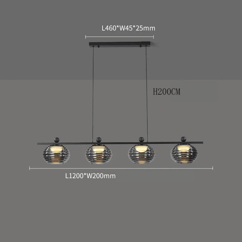 Luminaire Élégant en Verre Inspiré, Design Unique IL582304-ILLUMEEN.COM