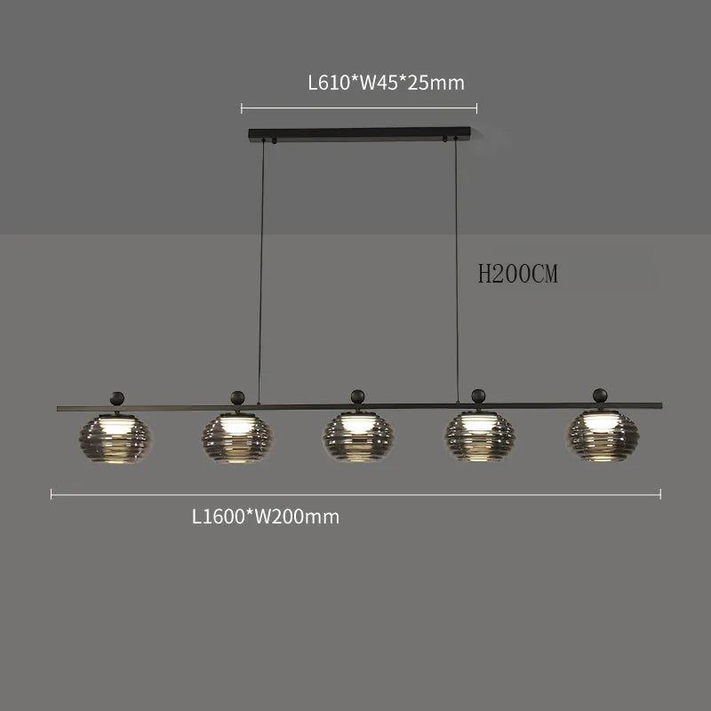 Luminaire Élégant en Verre Inspiré, Design Unique IL582304-ILLUMEEN.COM